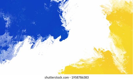 Yellow and blue watercolor background for textures backgrounds and web banners design
