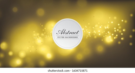 Yellow blur bokeh spring fresh romantic background