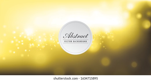 Yellow blur bokeh spring fresh romantic background