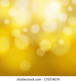 yellow bokeh abstract background