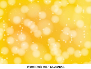 yellow Bokeh Background