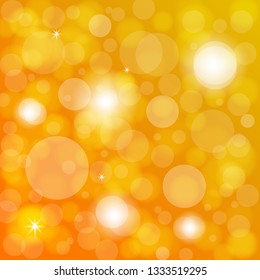 Yellow Bokeh Background Stock Vector (Royalty Free) 1333519295 ...