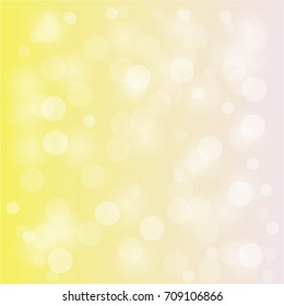 Yellow bokeh background