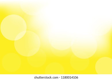 Yellow Bokeh background with Light at top