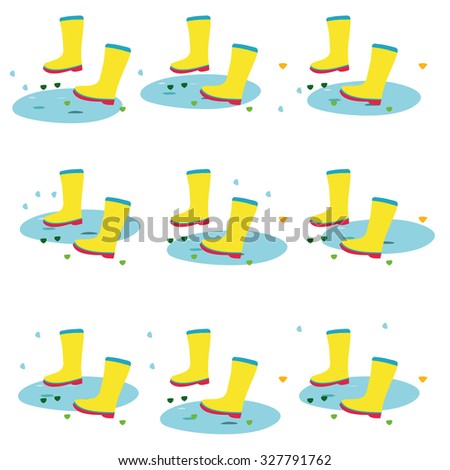 yellow boots