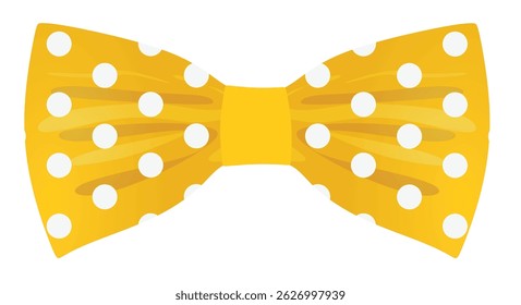 Ilustração de vetor. laço amarelo