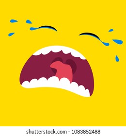 Yellow Box Emotion Cry