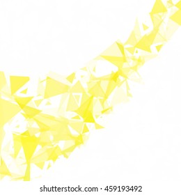 Yellow Break Mosaic Background, Creative Design Templates