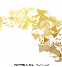 Yellow Break Mosaic Background, Creative Design Templates
