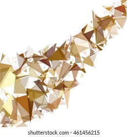 Yellow Break Mosaic Background, Creative Design Templates