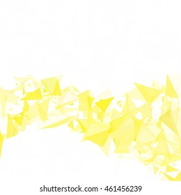 Yellow Break Mosaic Background, Creative Design Templates