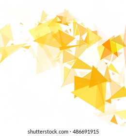 Yellow Break Mosaic Background, Creative Design Templates
