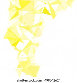 Yellow Break Mosaic Background, Creative Design Templates