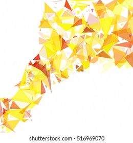 Yellow Break Mosaic Background, Creative Design Templates