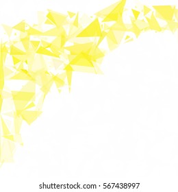 Yellow Break Mosaic Background, Creative Design Templates