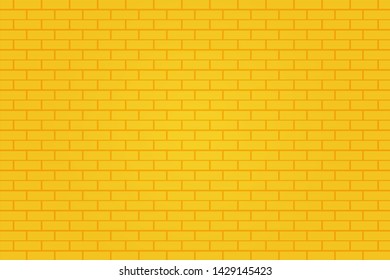 yellow brick tile wall background illustration vector