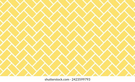 Yellow brick tile wall or floor background