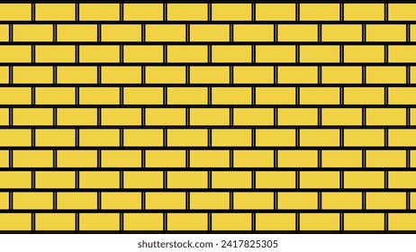 Pared de ladrillo amarillo como fondo