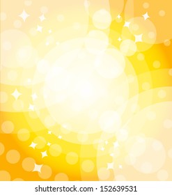 Yellow bright background with highlights. Vector illustration. Eps 10