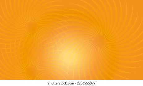 Yellow bright gradient striped background in abstract style in widescreen resolution 16 x 9 vector
