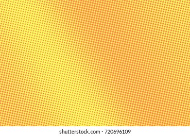 Yellow and brown dotted halftone vector background. Round gradient halftone pattern. Retro style halftone banner template. Aqua green dotted pattern. Abstract dotted backdrop. Pop art surface vector