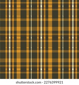 Yellow brown plaid background.Vector illustration