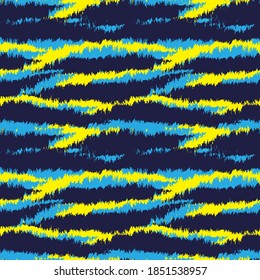 Yellow Brush stroke fur pattern design for fashion prints, homeware, graphics, backgrounds