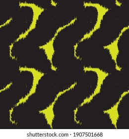 Yellow Brush stroke fur pattern design for fashion prints, homeware, graphics, backgrounds