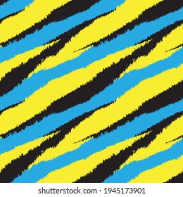 Yellow Brush stroke fur pattern design for fashion prints, homeware, graphics, backgrounds