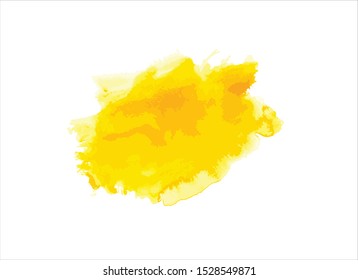 yellow brush stroke paint background art vector design