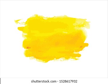 yellow brush stroke paint background art vector design