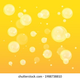 gelber Hintergrund und Vektorgrafik