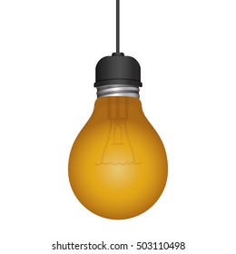 yellow bulb light