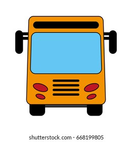 Yellow bus design