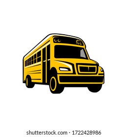 yellow bus school bus vector 