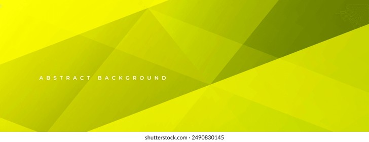 Fondo abstracto amarillo de la presentación del negocio con líneas geométricas y Formas. Ilustración vectorial