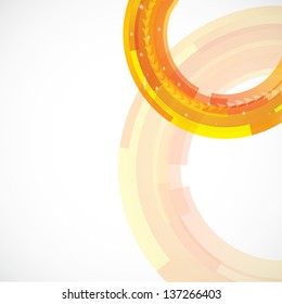 Yellow Business Technology Background.