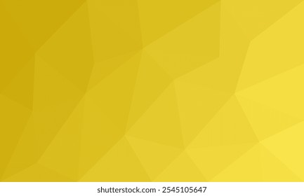 Gelber Buttergradient im abstrakten, flachen Polygonhintergrund. moderne Mosaik-Illustration mit Dreieck-Form-Muster für Anzeige, Werbung, Idee, Kopfzeile, kommerziell, Feier, Branding