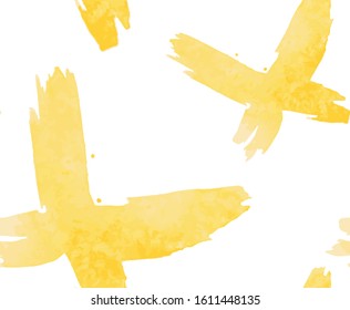 yellow Butterfly color pattern. Vector illustration
