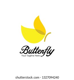 Yellow butterfly logo