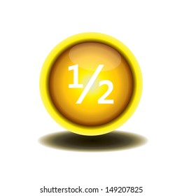 yellow button discount for buy and sell. vector illustration. modern icon with shadow design. business abstract sign. 