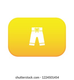 yellow button - swimming trousers