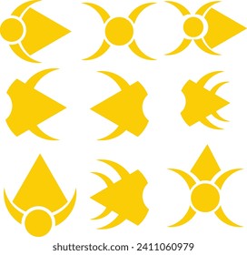 Yellow button symbols "Play" (triangle), "Pause" (two lines), "Next" (right arrow). Positive yellow color and energetic, simple design with black writing. Cheerful and dynamic user experience.