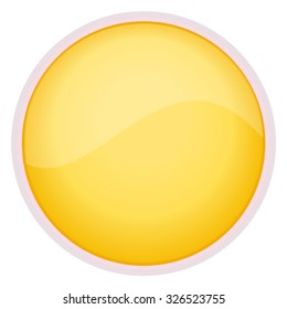 Yellow button, vector file