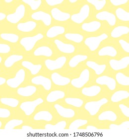 Yellow Camouflage abstract seamless pattern background suitable for fashion textiles, graphics