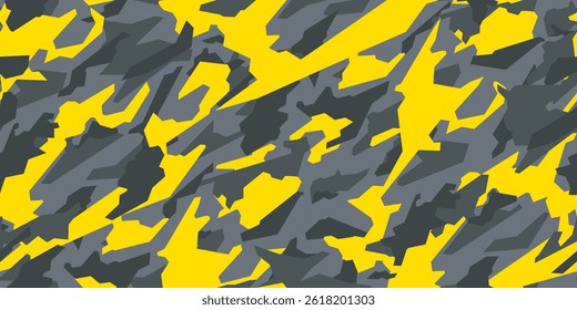 Patrón de camuflaje amarillo para el ejército. Patrón militar de moda, textura inconsútil para el diseño de moda
