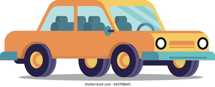 Yellow car