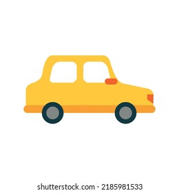 Yellow Car Icon Art Vector Graphic Stock Vector (Royalty Free ...