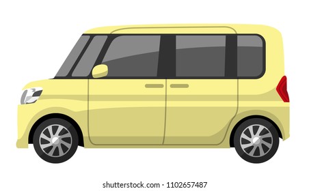 Yellow car: light car