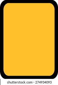 Yellow Card Soccer Referee